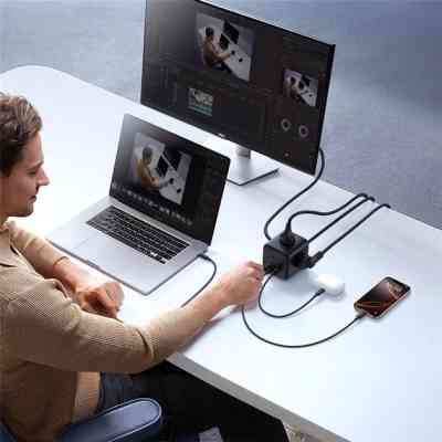 Сетевой фильтр питания Baseus EnerFill FA11 Cube Power Strip (E00082100123-00) Винница