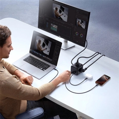 Сетевой фильтр питания Baseus EnerFill FA11 Cube Power Strip (E00082100123-00) Винница - изображение 6