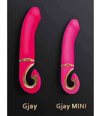 Вібратор нереалістичний Gjay Gvibe, рожевий, 22 см х 3.7 см Sex Aura Київ