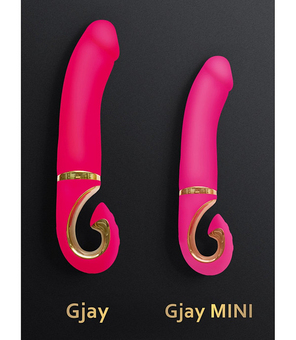 Вібратор нереалістичний Gjay Gvibe, рожевий, 22 см х 3.7 см Sex Aura Київ - фото 6