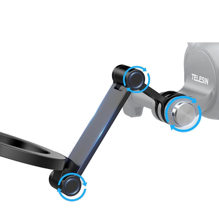Тримач для телефону в кріплення екшн камери MagSafe магніт Telesin P7-MB-01 SBR Київ - фото 8