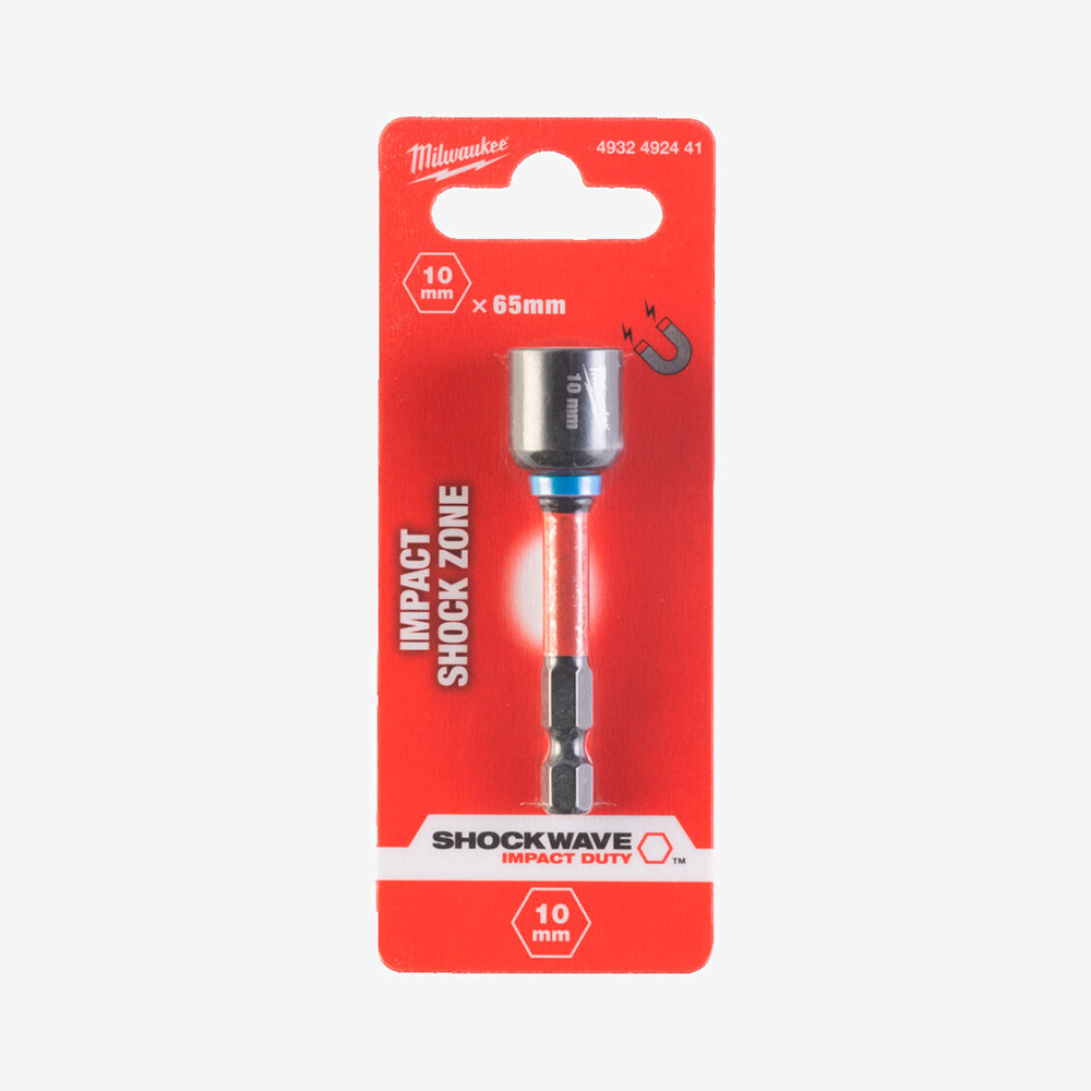 Насадка торцева магнитна під зовнішній 6-гранник ShW MILWAUKEE, 10х65мм Одеса - фото 1