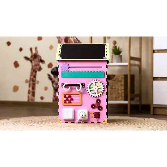 Розвиваюча іграшка Бізікуб "Будинок" TG200111 рожевий, 55х30х30 см Вінниця