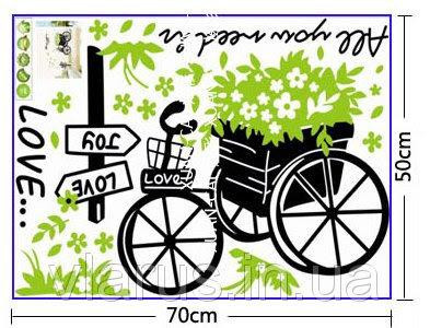 Вінілова наклейка на стіну Прованс Київ - фото 7