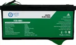 Акумулятор litowo-żelazowo-fosforanowy, wysoka pojemność, modułowa elastyczność, 24V 100AH Київ