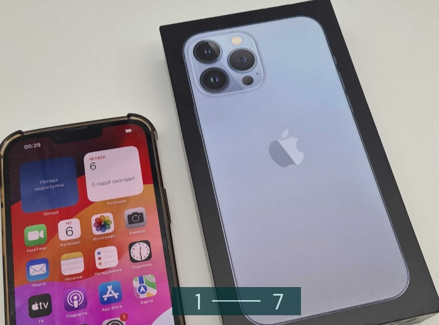 Айфон iPhone 13 Pro Max 256Gb. Sierra Blue Харків - фото 7