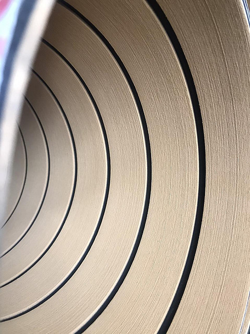 Штучний Тик EVA для Катера, Яхти Color 2 (Світло-Коричневий з Чорною Полосою) Київ - фото 1