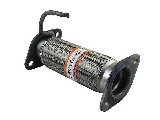 Гофра 45x200-3SN (3-х шарова) з фланцями Lanos 1,4 глушника Мукачево