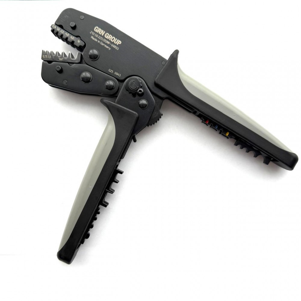 Кримпер зі змінними матрицями прес-кліщі для опресування наконечників GRN Crimp-Vario 3X Одеса - фото 4