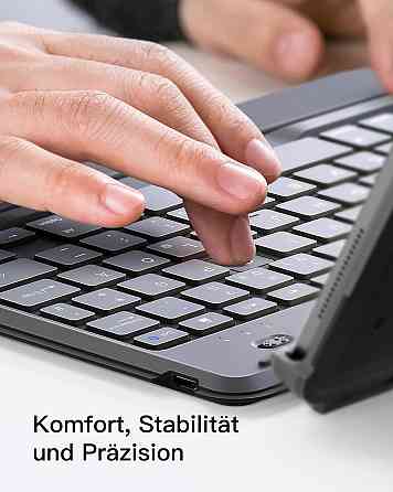 Фирменный защитный чехол-клавиатура INATECK для iPad 10.2 (2019/20/21) / pro10.5 (2017) / Air 10.5 Днепр