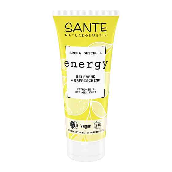 Vegan Аромагель для душа Energy Лимон и Апельсин SANTE 200 мл Киев