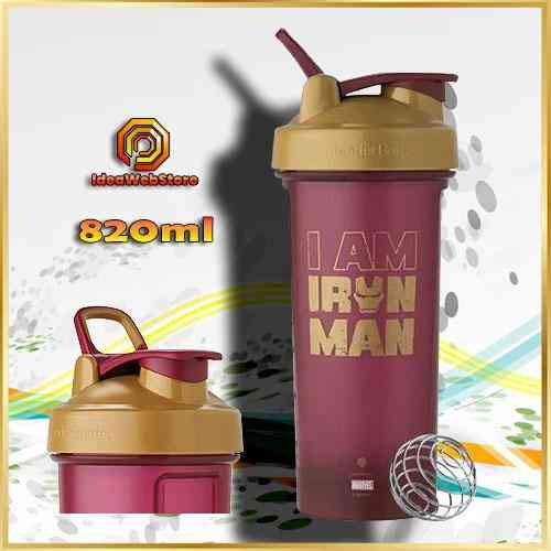 Шейкер спортивний універсальний пляшка для води та спортивного харчування Шейкер для тренувань  BlenderBottle 820мл Київ