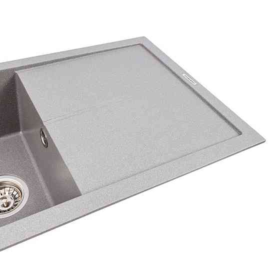 Гранітна мийка для кухні VALESO SOLID 7843 матова Сірий металік Коломыя
