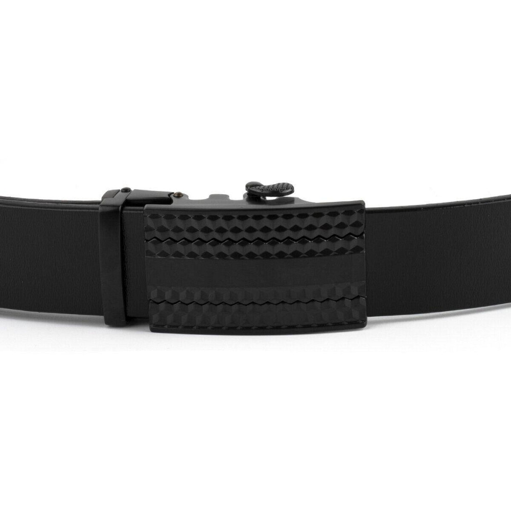 Ремень мужской с автоматической пряжкой мозаика Черный (Vintage) Киев - изображение 9