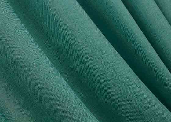 Комплект коротких штор VR-Textil Лен Мешковина № 111ш Бирюзовый 130х170 см 2 шт (35-0220) Киев