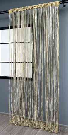 Шторы-нити Rovi Premium с люрексом Золотистый 300х300см 1 шт (61-113) Киев