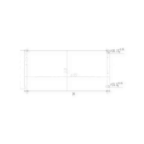 Радіатор Toyota Auris, Corolla 2.0, 2.2D (05-14) кондиціонера Мукачево