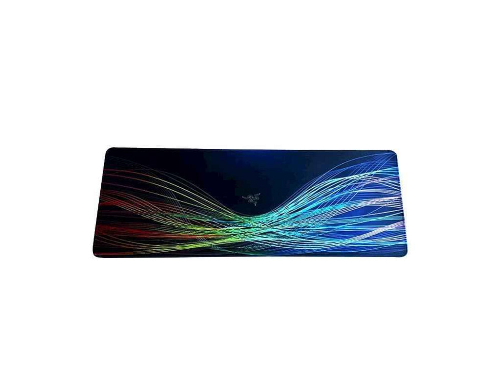 Килимок для мишки 800x300мм RGB хвилі 2 з боковою прошивкою антиковзаюча основа ТМ RAZER Київ - фото 1