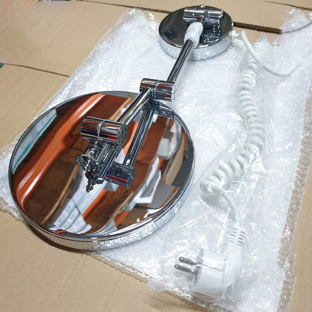 Дзеркало косметичне з підсвічуванням IMPRESE cromo підвісне 181322 Київ - фото 5