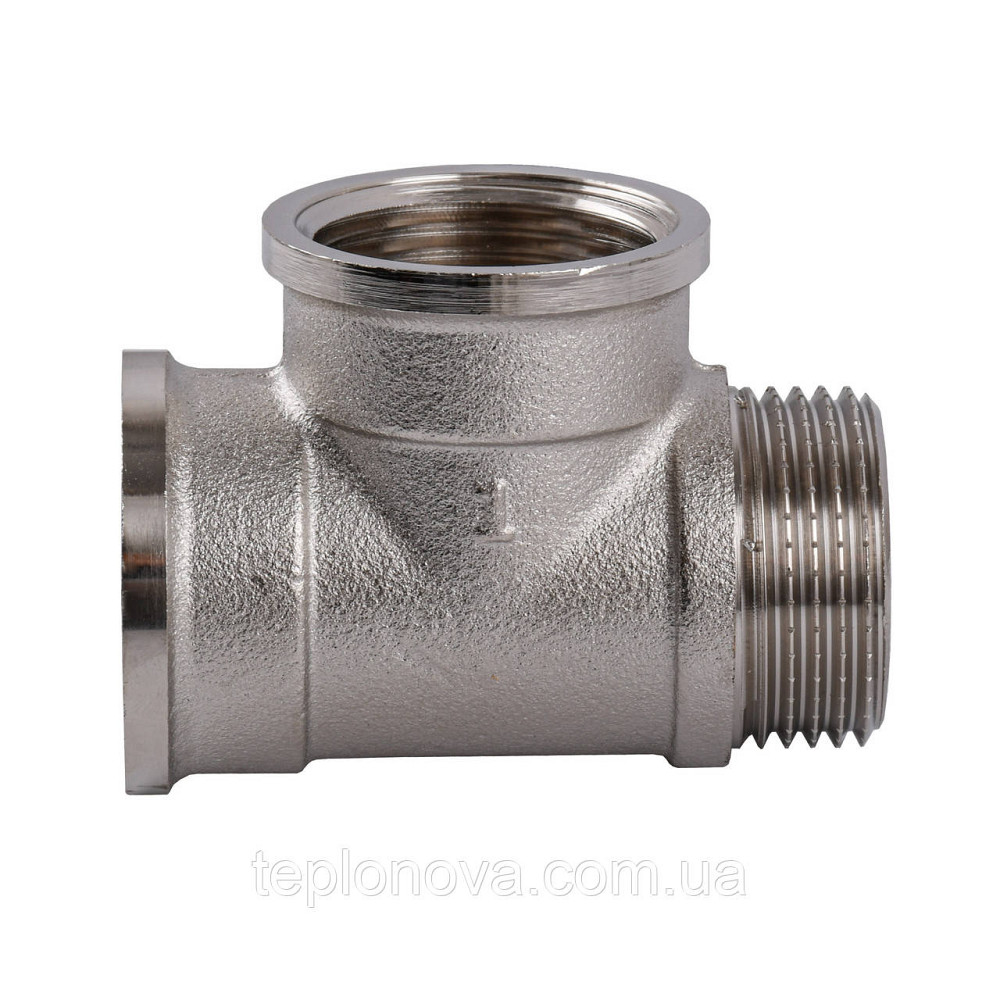 Тройник 1″ВВН никелированный NT554S OPTIMUM Черновцы - изображение 2