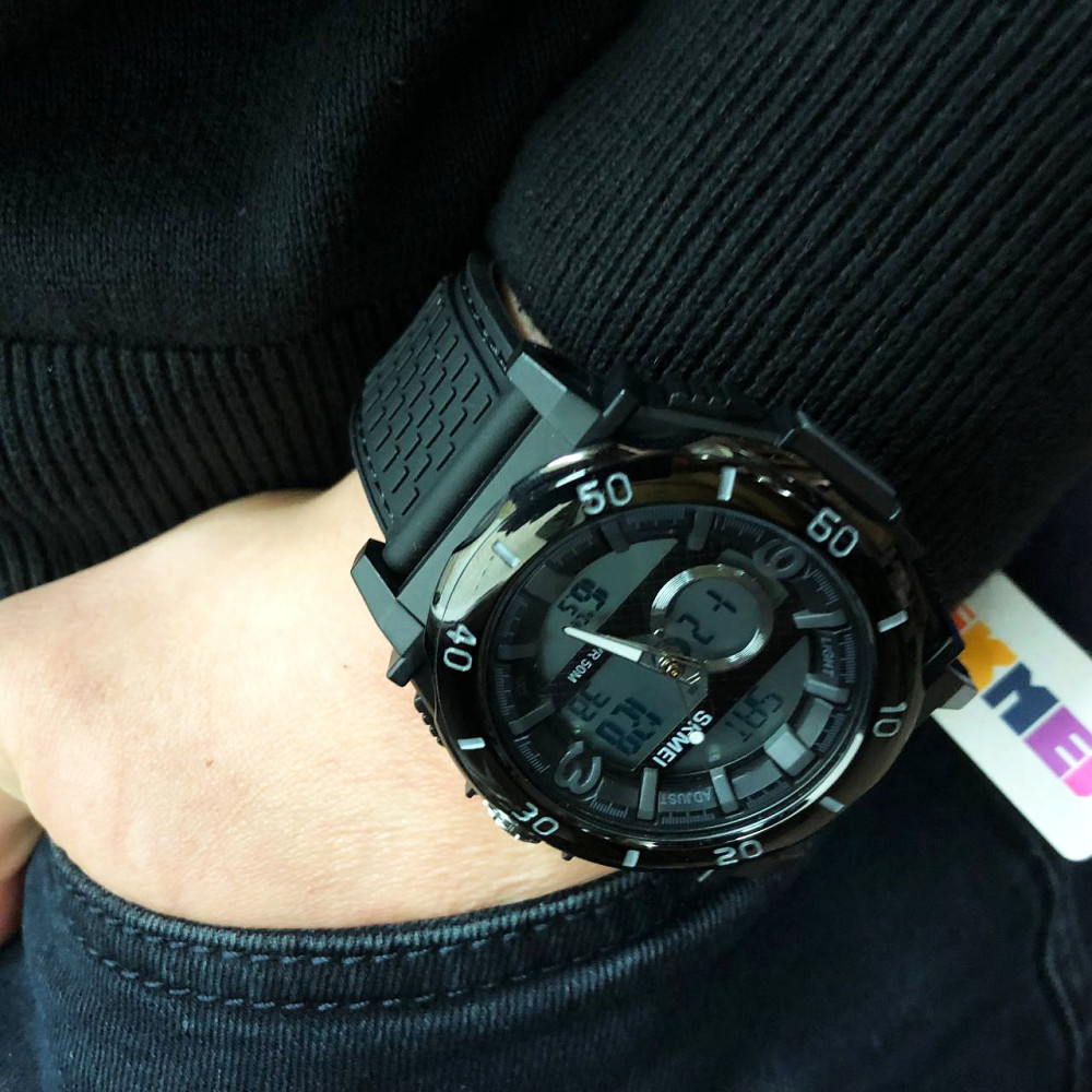 Армійські наручні годинники для чоловіків SKMEI, Захисні тактичні годинники Водонепроникні PZ-85 Львів - фото 4