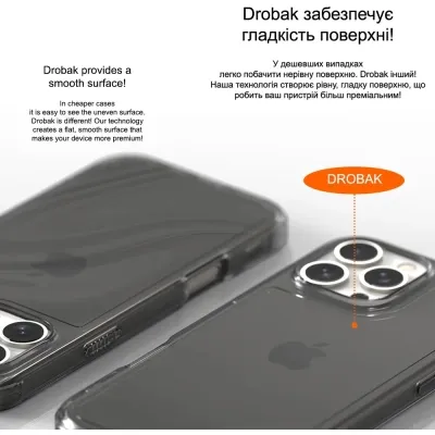 Чохол до мобільного телефона Drobak Acrylic Case with Airbag для Apple iPhone 15 Pro (949406) Вінниця