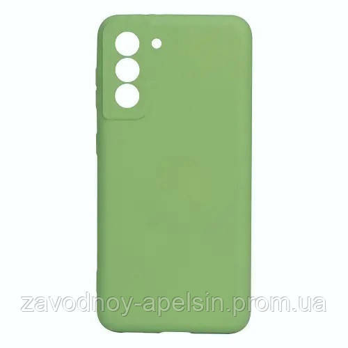 Samsung S21 G991 Чохол силіконовий Захист камери (зелений) Одеса - фото 1
