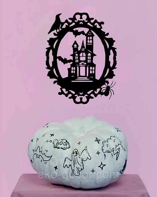 Декоративне настінне Панно «Замок», Декор на стіну 110*86 см, Чорний Київ - фото 9