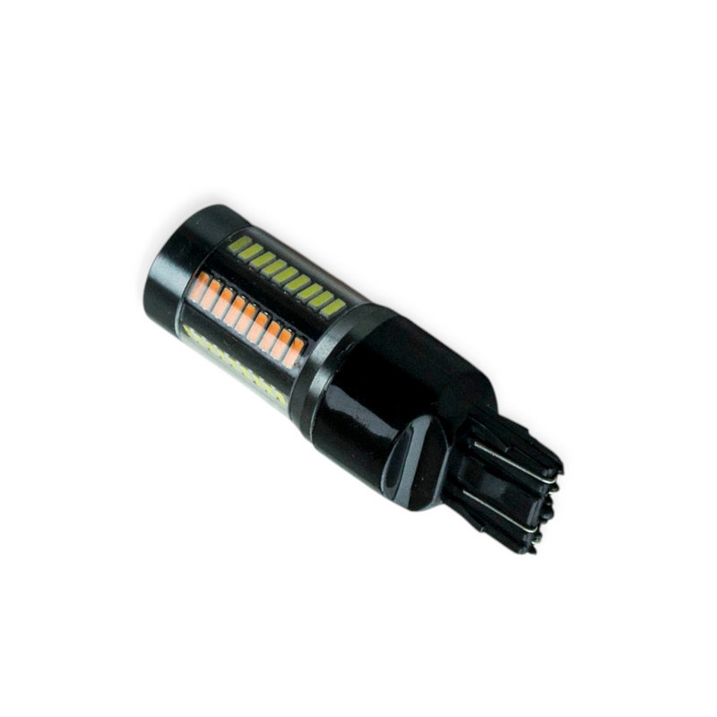 Автолампа БЦ 12-21 5 WHITE YELLOW 66 SMD біполярний (12V-24V) світлодіодна Мукачево - фото 1