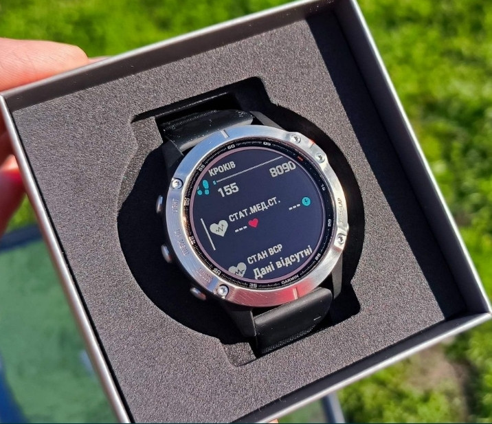 Смарт -Часы Garmin Fenix 6 Solar 47mm. Украинская Мова , NFC Киев - изображение 5