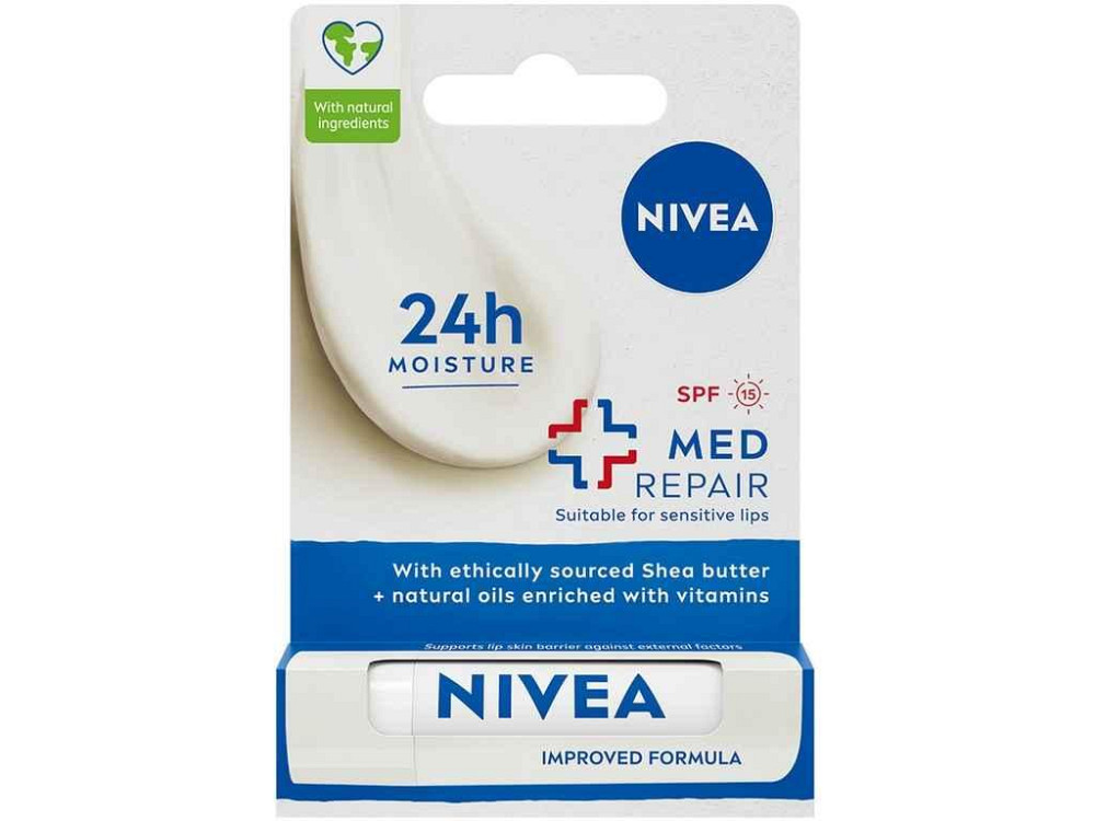Бальзам для губ 4,8г Восстановление и уход ТМ NIVEA Sollmir Киев - изображение 1
