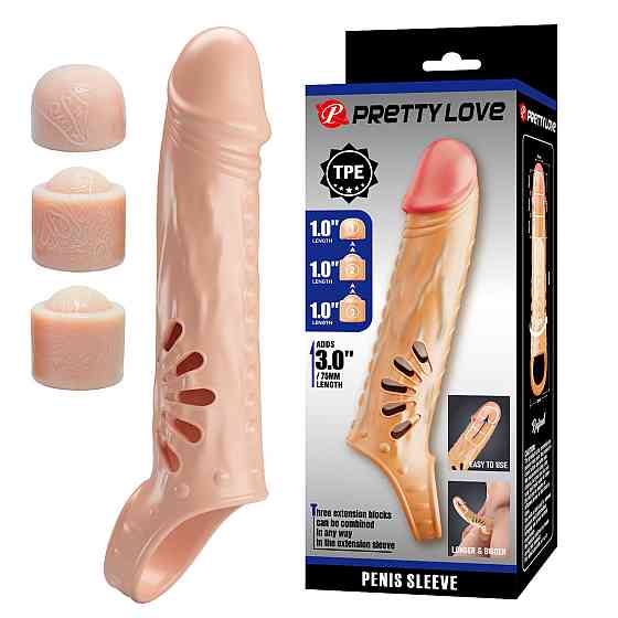 Насадка презерватив Pretty Love - Rafael Penis Sleeve, BI-026270H Sex Aura Київ