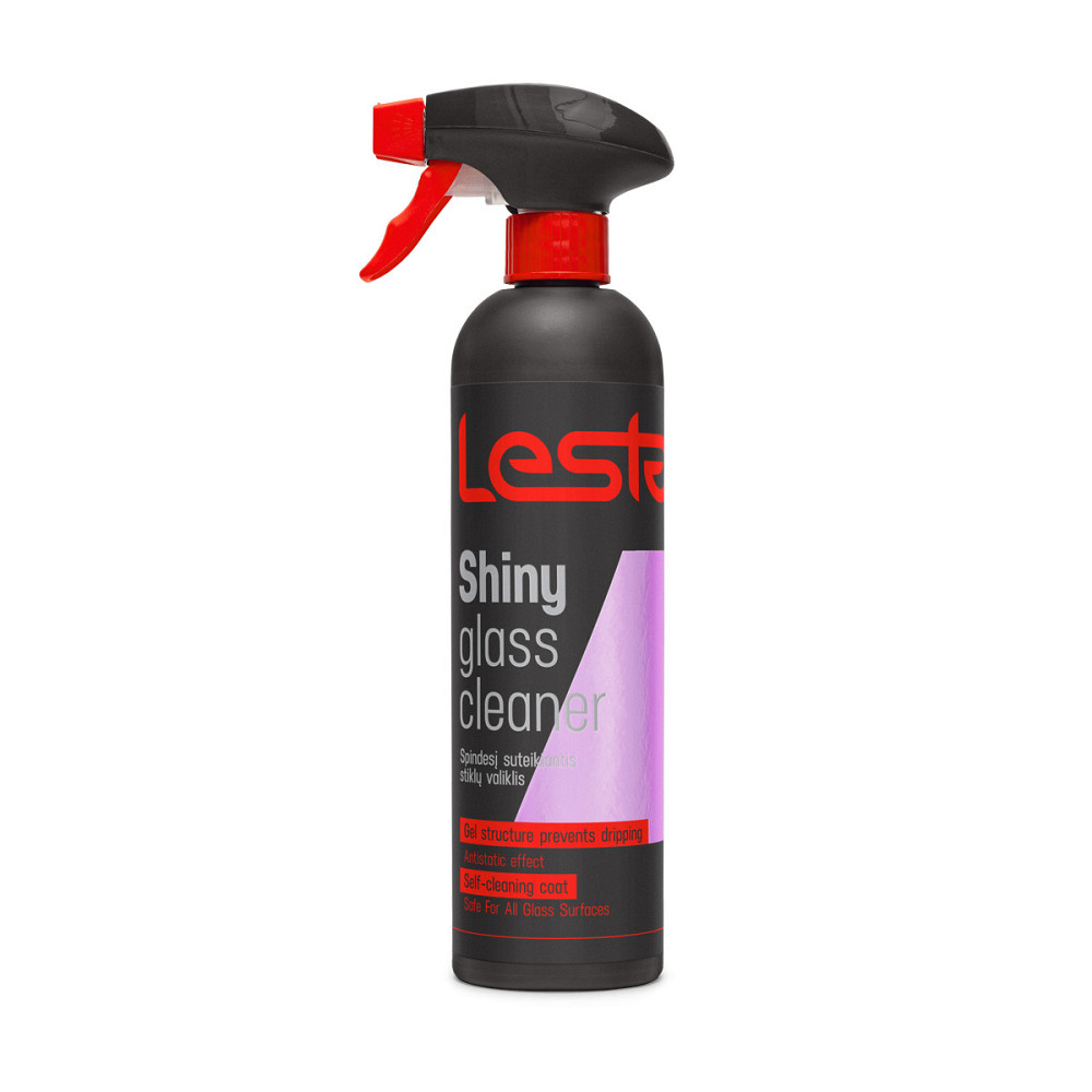 LESTA 393571_AKL-GLASS/0.5 — Склоочисник з ефектом блиску Shiny Glass Cleaner 500 мл | Очисник скла, дзеркал та тонованих поверхон Ковель - фото 1