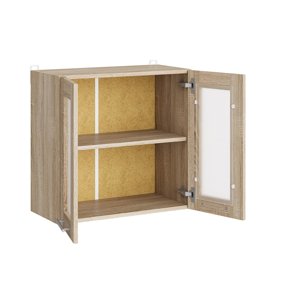 Кухонный модуль витрина Эверест Эко 600 дуб сонома/сонома 60х30х58 см (DTM-071053) Львов - изображение 2