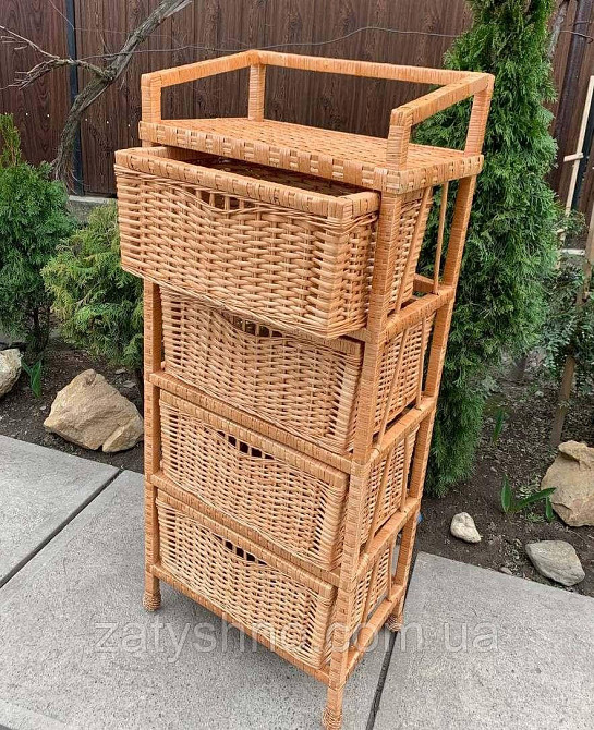 Комод плетеный на 4 ящика Киев - изображение 8