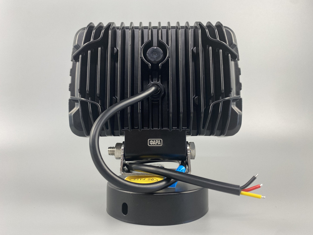 Фара LED квадратна 18 Led chip 12/24V. Широкий промінь + DRL світло + стробоскоп, світло 6500 К, IP67 Мукачево - фото 3