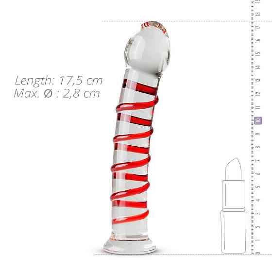 Скляний дилдо Gildo Glass Dildo No.15 Sex Aura Київ