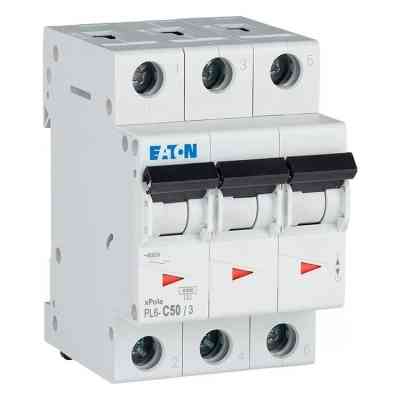 Автоматичний вимикач Eaton 3-п. М3 С 50А PL6 6кА Вінниця
