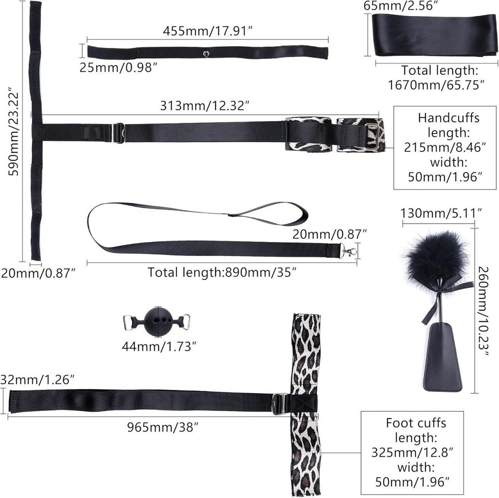 БДСМ-набір LOCKINK YEAHWOW Armbinder Restraint Set Black Sex Aura Київ - фото 6