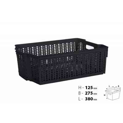 Кошик для зберігання Violet House 1005 Coffee (1005 COF б/кр. 37*27*12 см) Вінниця