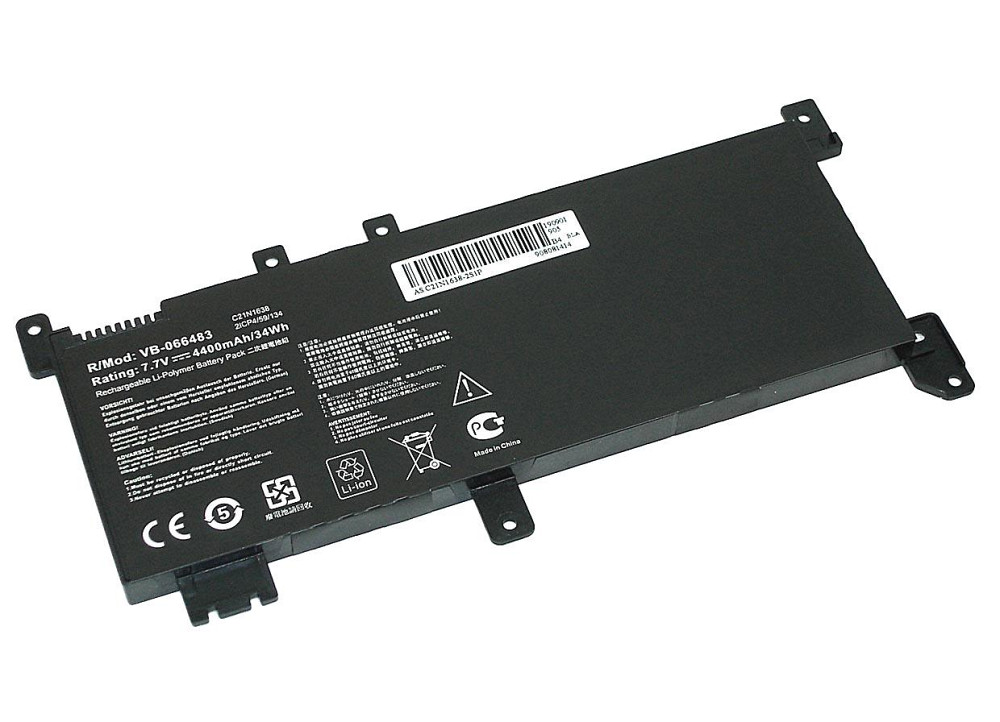 Аккумулятор для ноутбука Asus (C21N1638) F442U 7.7V Black 4400mAh OEM Вінниця - фото 1