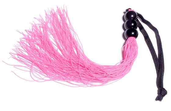 Силиконовый флогер ( длина 26 см ) Fetish Boss Series - Silicone Whip Pink 10