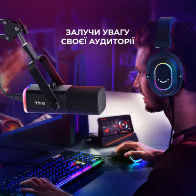 Микрофон Fifine AM8T USB Black (AM8T) Винница - изображение 5