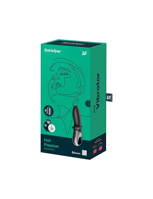 Анальний смарт-вібратор з підігрівом Satisfyer Hot Passion Sex Aura Київ - фото 4