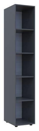 Пенал открытый Doros Гелар 38,2х49,5х203,4 см Графит (DRS-011141) Днепр