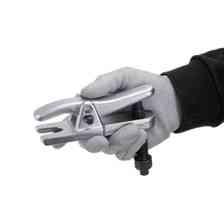 Съёмник шаровых опор и рулевых тяг универсал. 150 мм, ширина зева 22мм, макс раскр 30/56мм, серый Мукачево