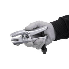 Съёмник шаровых опор и рулевых тяг универсал. 150 мм, ширина зева 22мм, макс раскр 30/56мм, серый Мукачево - изображение 4