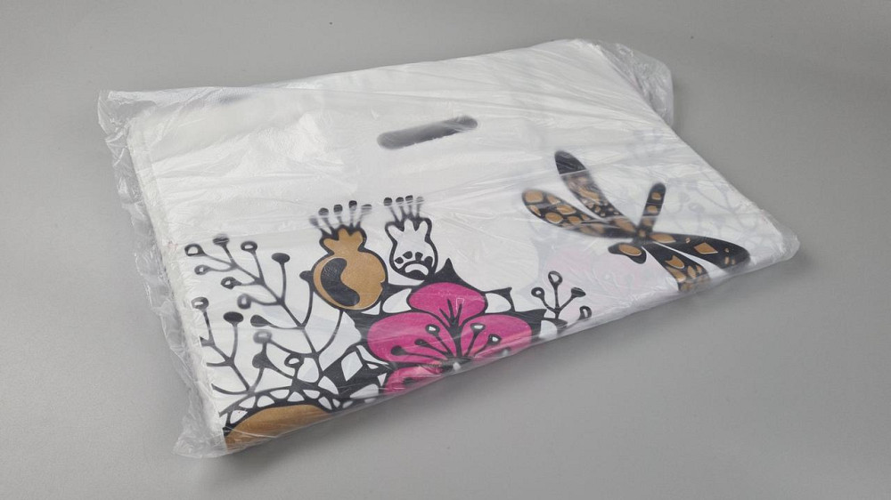 Пакет с прорезной ручкой(40*50)