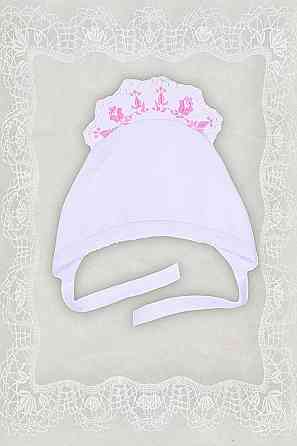 Хрестильний білий комплект для дівчинки 86 топ Крохатушка одяг Київ