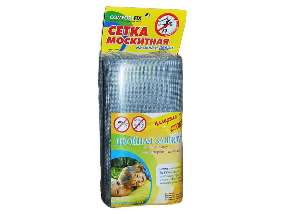 Сітка фасована москітна сіра 210х100мм ТМ COMFORTFIX   Solmir Київ - фото 1